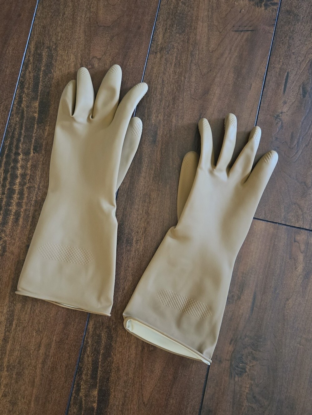 Latex Household Gloves 32cm Medium Thickness Reusable Durable Oil-Resistant - Picture 5 of 8
